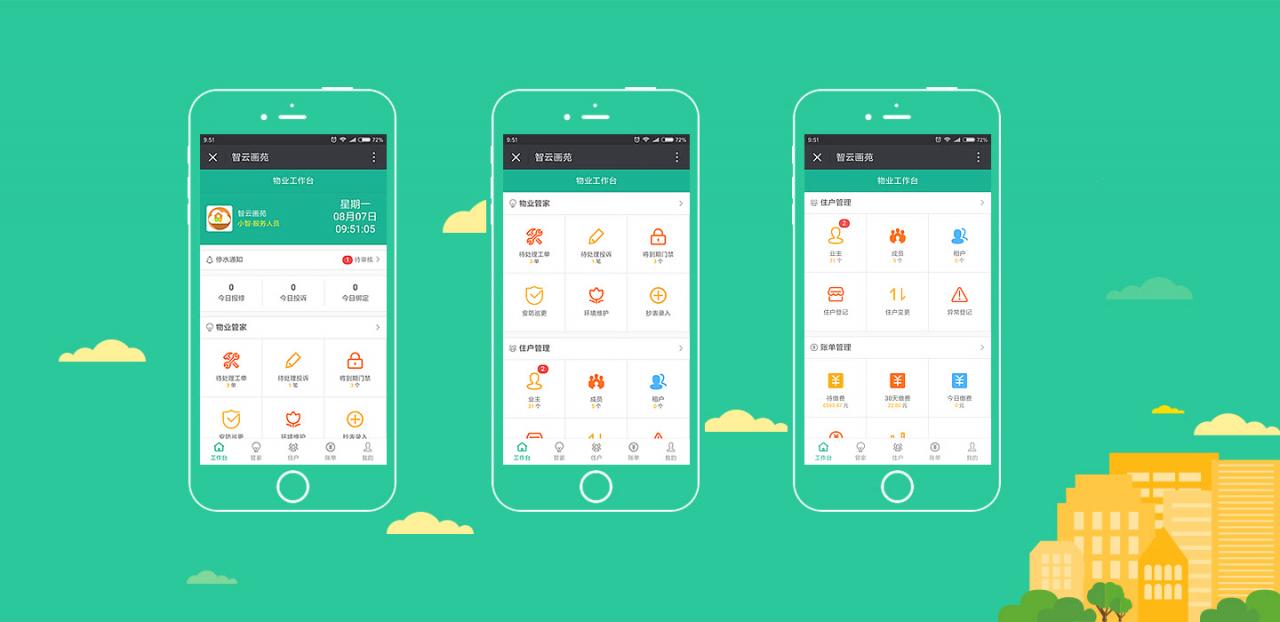 智云物业3.9.9高级版+前端_物业小程序源码插图(4)