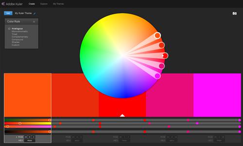 教你使用最受欢迎的配色小工具Kuler,文档教程,免费素材下载网站-AT互联全栈开发服务商