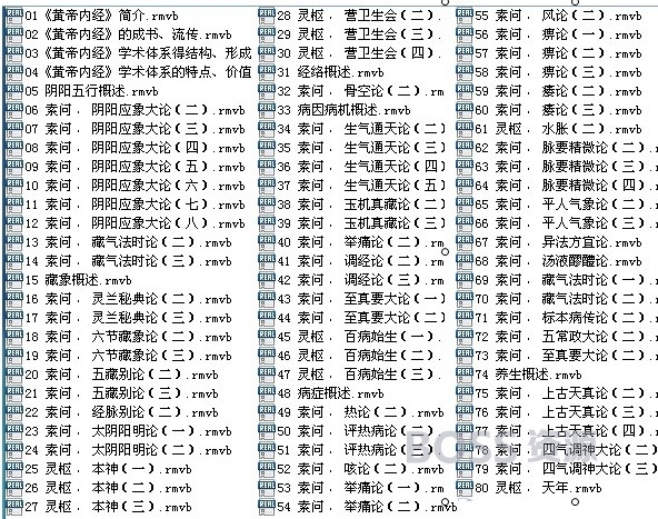 中医视频教程黄帝内经 北京中医药大学王洪图80讲-AT互联-AT互联全栈开发服务商