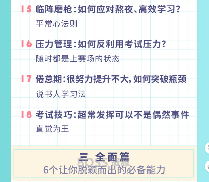 30个哈佛学霸高效学习法 许吉如 打造超强学习力-AT互联