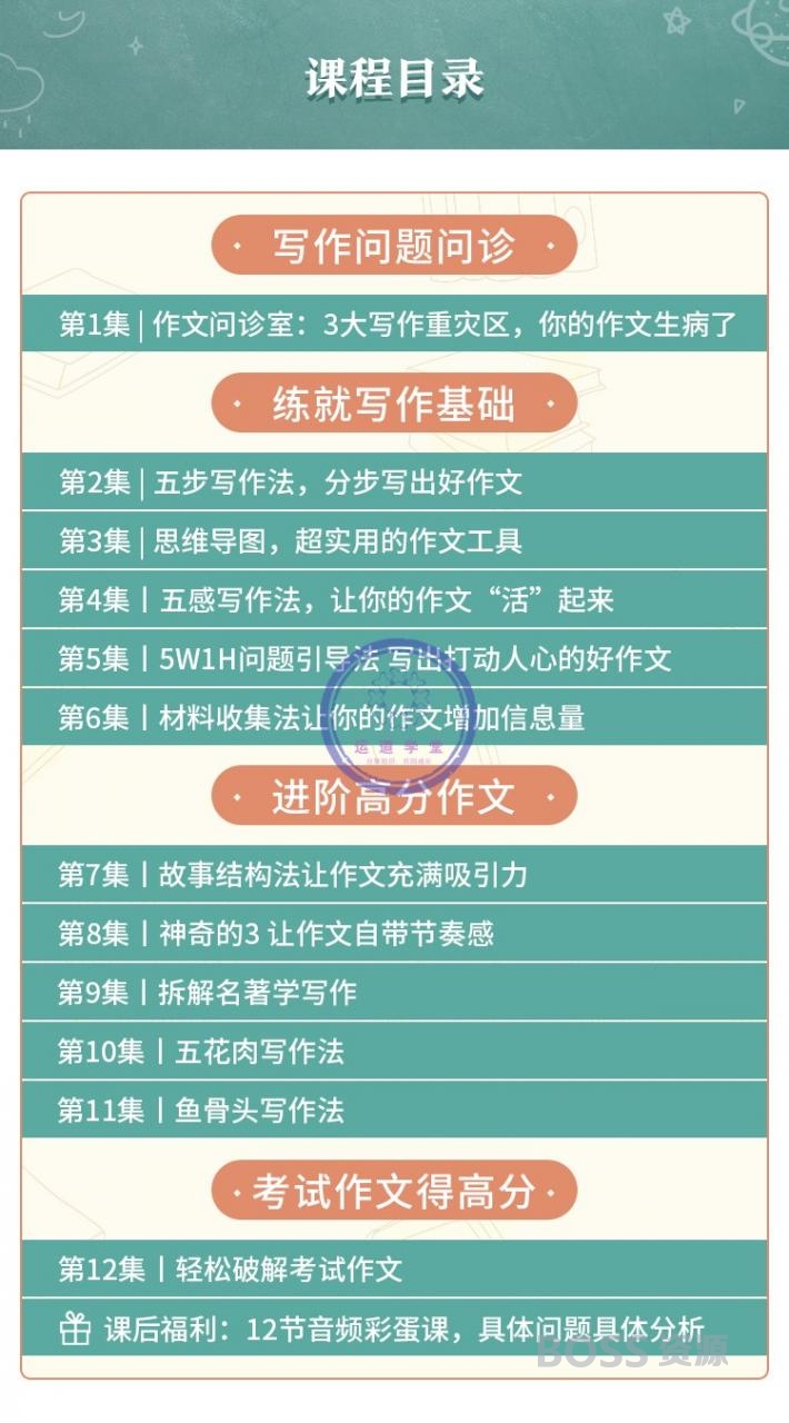 颠覆不同于传统超级作文课 让孩子轻松搞定写作作文视频课程-AT互联-AT互联全栈开发服务商