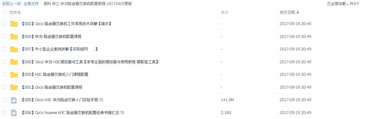 路由器配置视频教程 思科 Cisco H3C 华为 华三交换机视频教程-AT互联