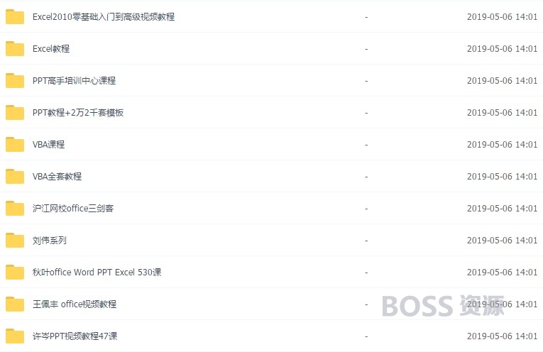Excel视频教学 VBA编程教程 表格函数透视图office办公自动化教程