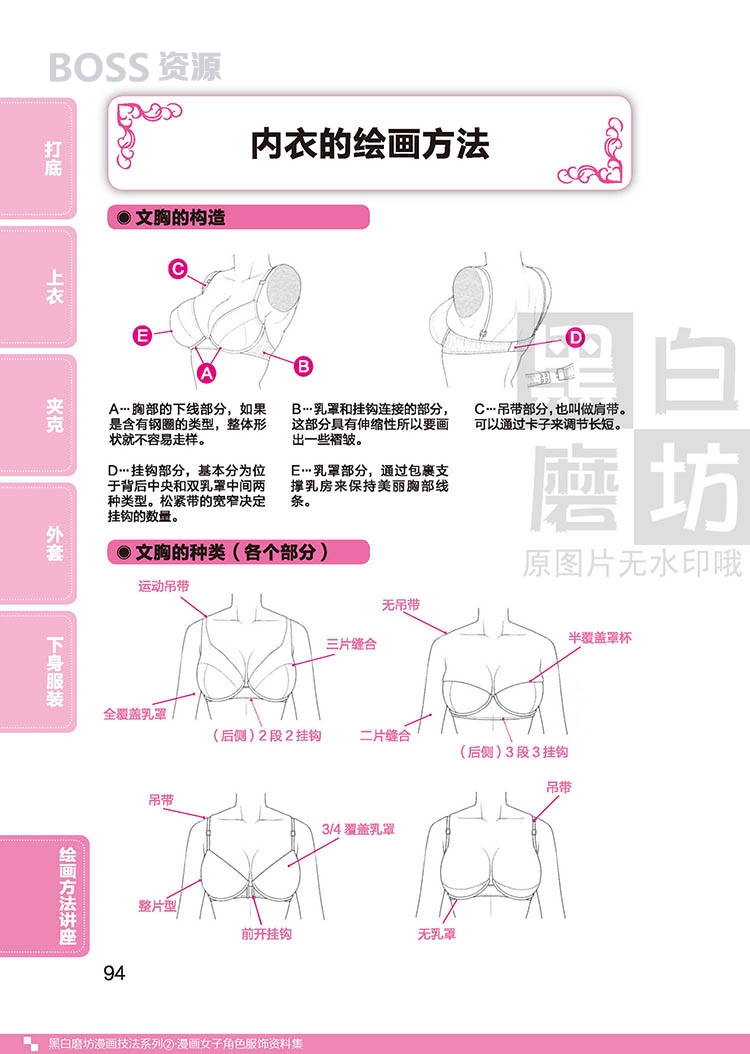 女子角色服饰资料集 女性服装素材 绘画参考资料-AT互联