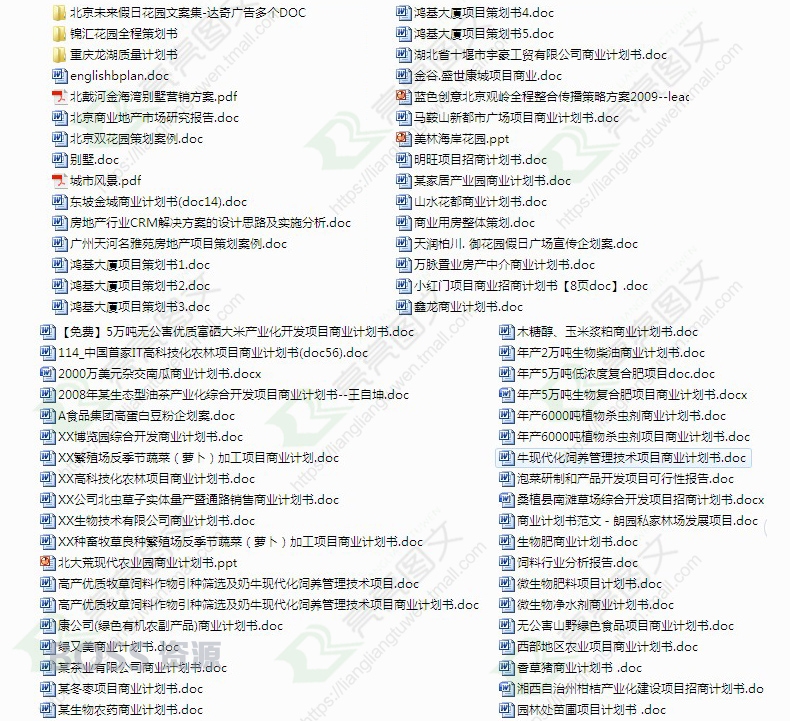 10208份创业商业计划书模板 招商融资计划书 word/ppt-AT互联