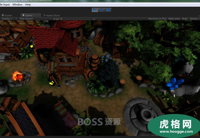 Unity 3D经典《魔幻庄园》游戏场景下载-AT互联