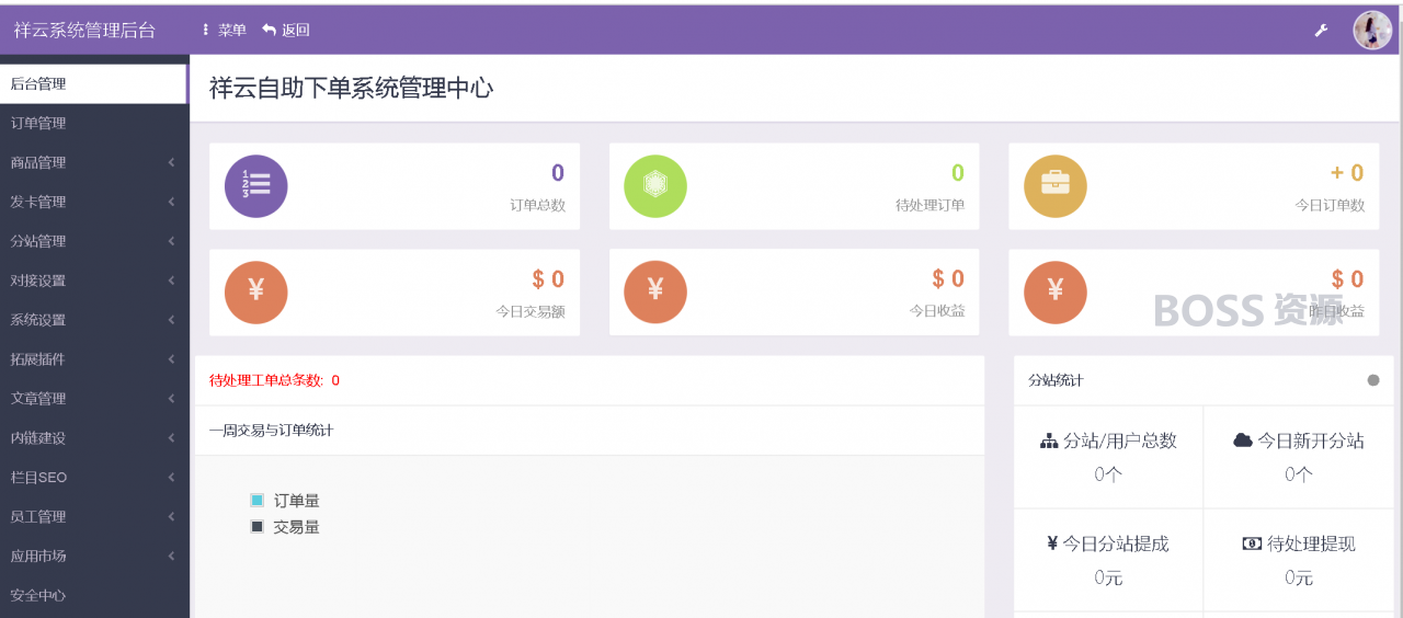 祥云代代刷源码v8.94 卡密个人发卡平台