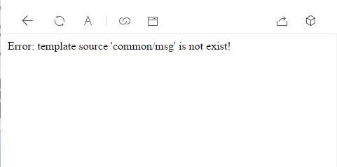 相亲交友说说“Error: template source common/msg is not exist!”处理办法-AT互联全栈开发服务商
