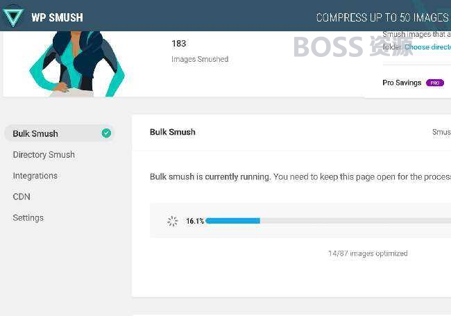 AT互联|WordPress插件WPSmushProv3.7.0图片上传压缩插件WordPress图像优化插件_