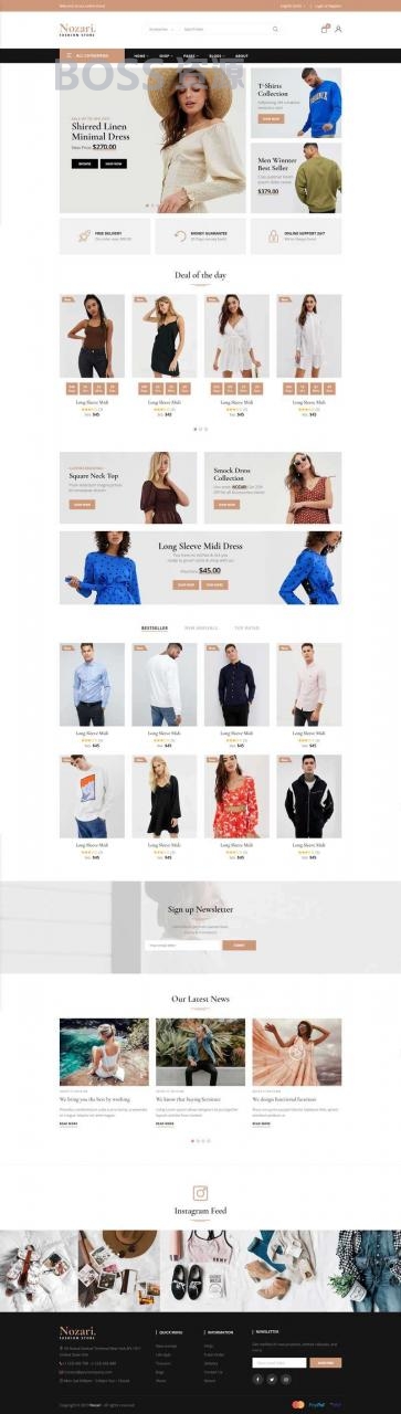 AT互联|实用时尚购物网站模板