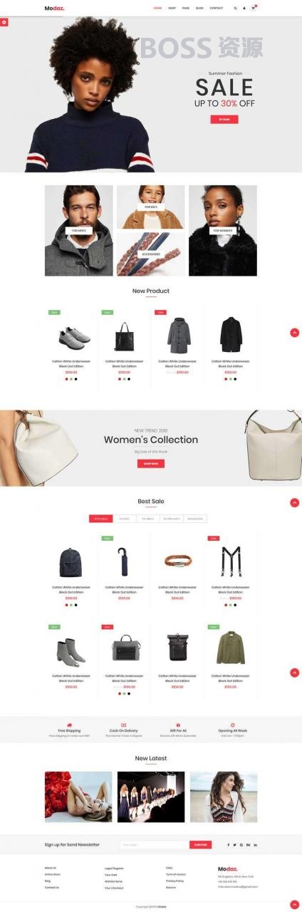 AT互联|大气品牌商场的鞋子 西装 行李和行李 网站html5和模板