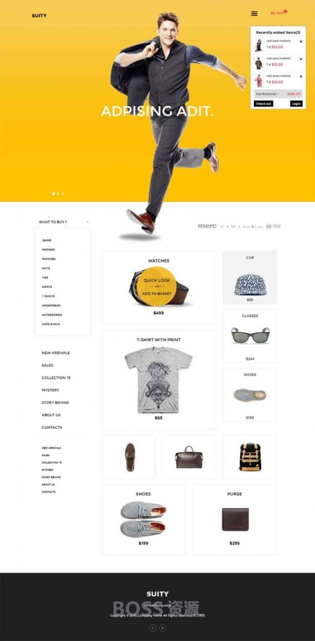 AT互联|简洁大气的响应式男装购物商城网站模板html下载