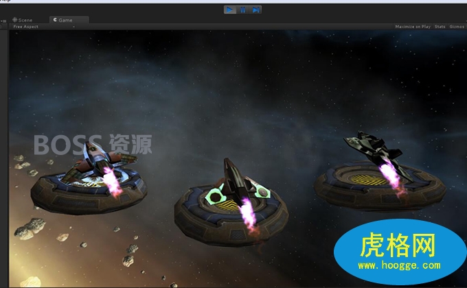 Unity 3D 休闲射击类游戏《太空战斗》游戏源码