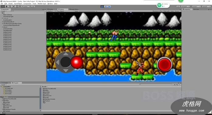 Unity2D 魂斗罗游戏源码 Unity5.4.1可运行