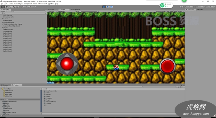 Unity2D 魂斗罗游戏源码 Unity5.4.1可运行-AT互联