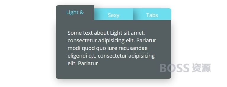 AT互联|jQuery+CSS3 3D立体阴影效果选项卡切换插件