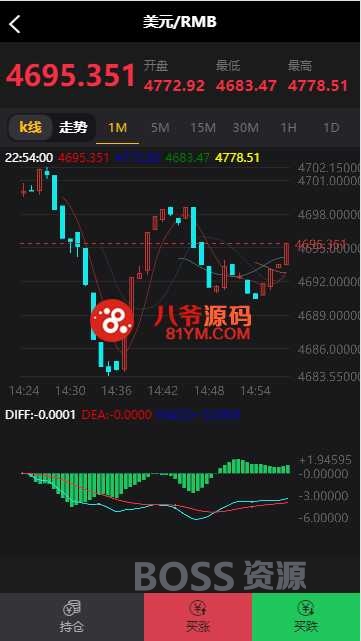 微盘wp二开版带余额宝功能时间盘黄金期货数字火币交易+完整数据+k线正常-AT互联